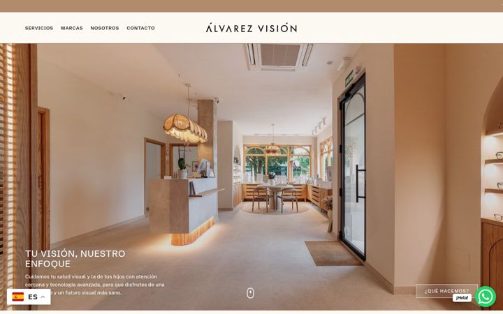 Screenshot του alvarez-vision.com