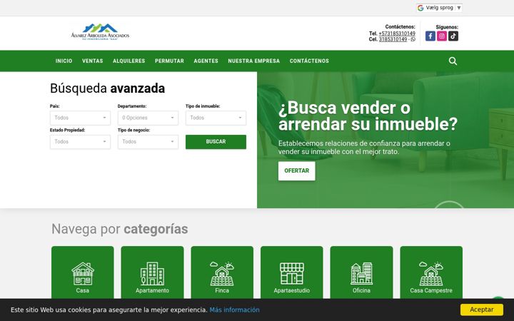 Screenshot του alvarezarboleda.com
