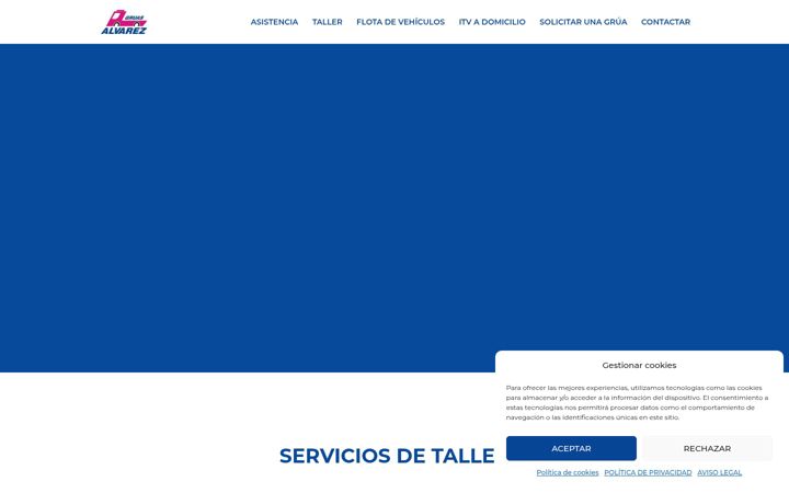 Screenshot of alvarezasistencia.com