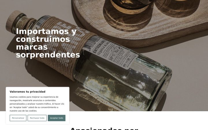 Screenshot του alvarezbrands.es