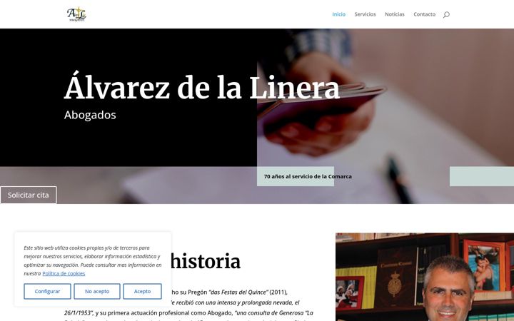 Screenshot of alvarezdelalinera.es
