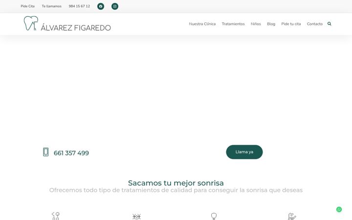 Skärmbild av alvarezfigaredodental.com