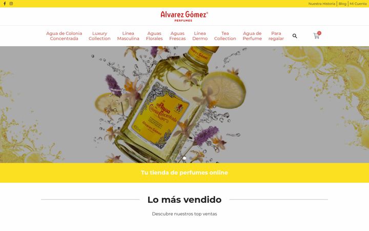 Kuvakaappaus sivustosta alvarezgomez.com