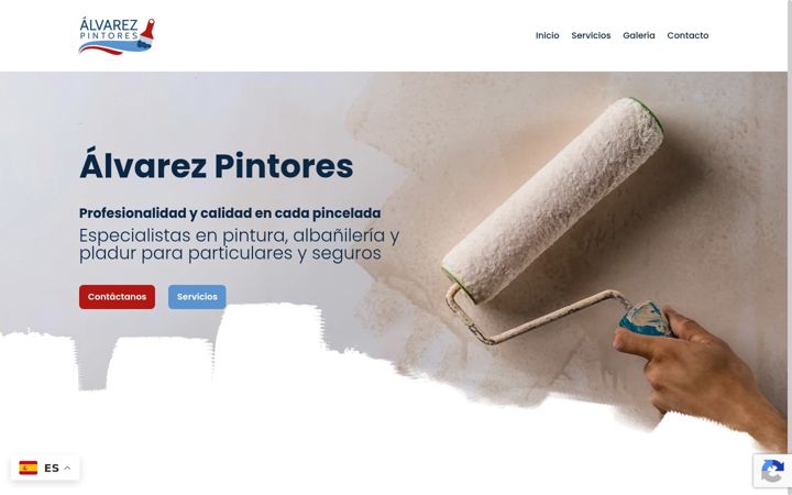 Screenshot of alvarezpintores.es