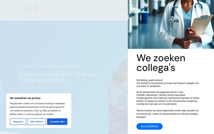 Kuvakaappaus sivustosta alvaritme.nl