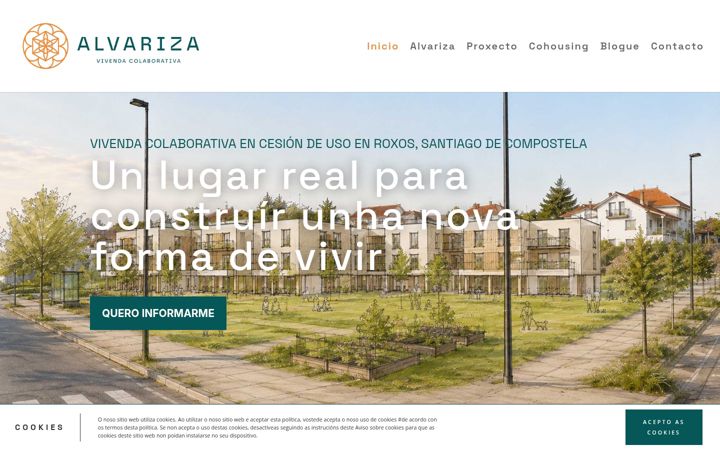 Screenshot of alvarizacolab.gal