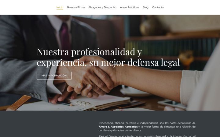 Screenshot of alvaro-abogados.com