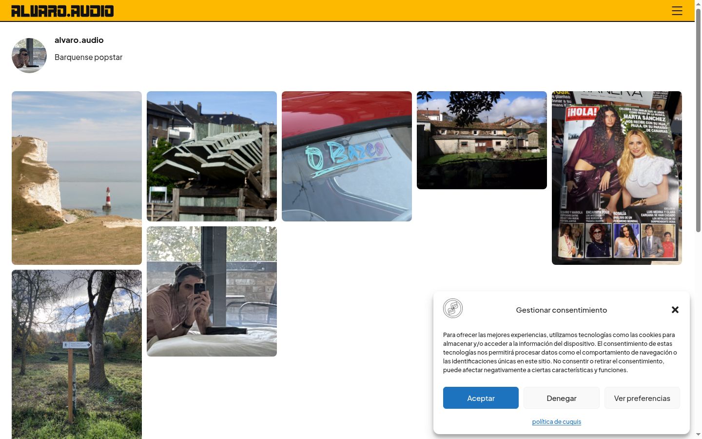 Screenshot tal-banner tal-kunsens muri qabel kwalunkwe interazzjoni