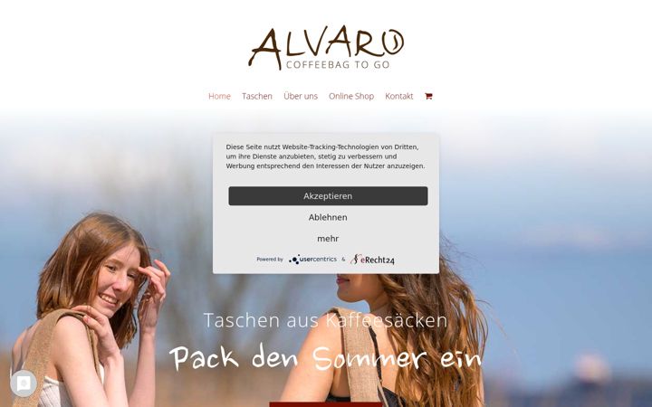 Screenshot von alvaro.shop