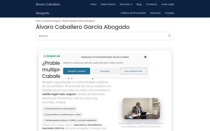 Screenshot of alvarocaballero.abogado