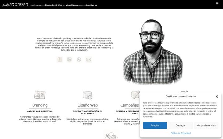 Screenshot of alvarocrespo.es