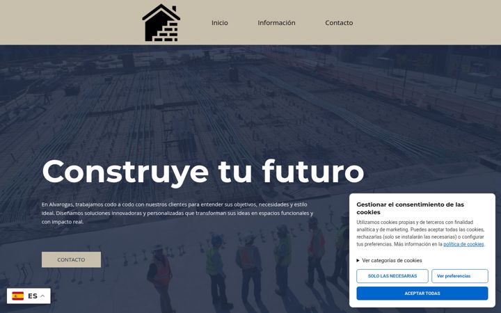 Screenshot of alvarogas.com