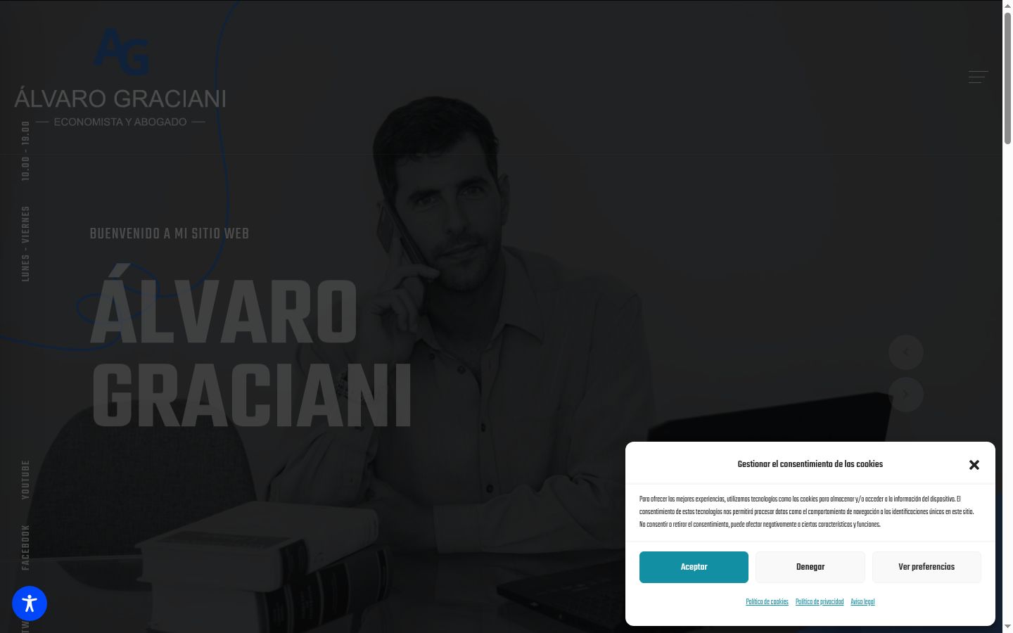 Screenshot tal-banner tal-kunsens muri qabel kwalunkwe interazzjoni