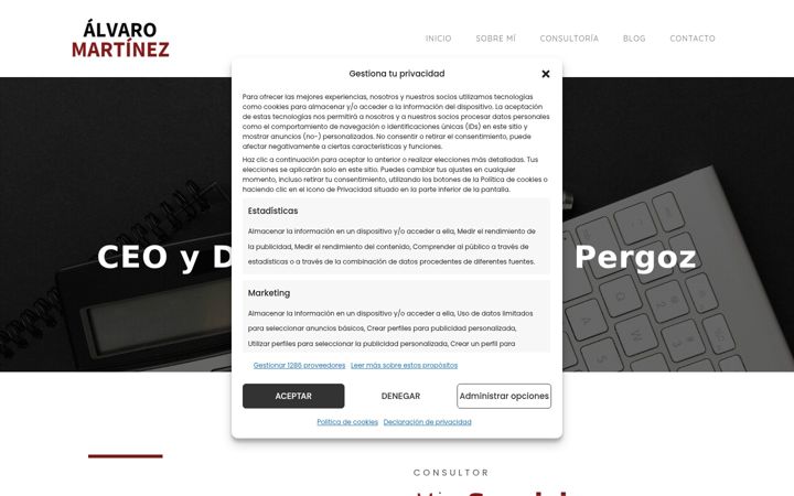 Screenshot of alvaromartinez.info