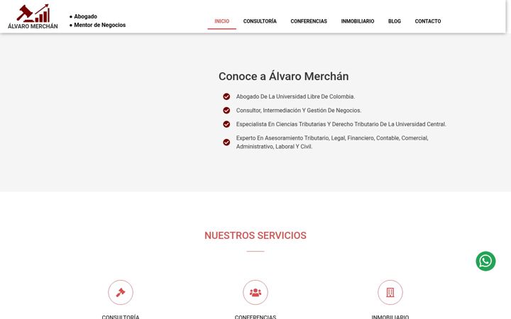 Zrzut ekranu alvaromerchan.com