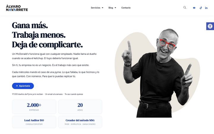 Zrzut ekranu alvaronavarrete.com