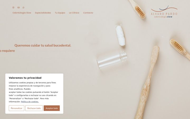Zrzut ekranu alvaropardo-odontologiaslow.com