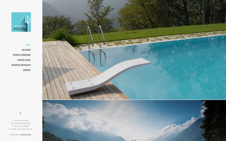 Zrzut ekranu alvaropiscine.it