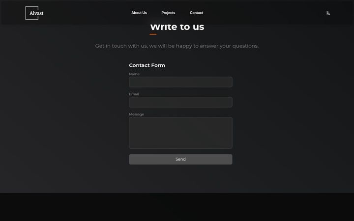 Screenshot of alvast.pl