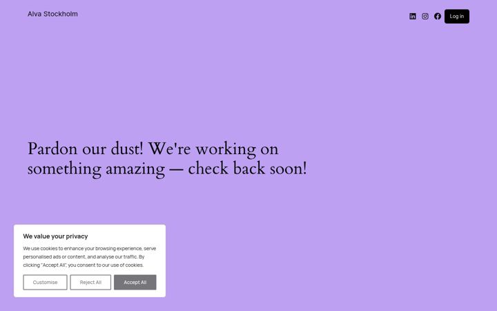 Screenshot of alvastockholm.com