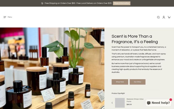 Screenshot of alvearia.com.au