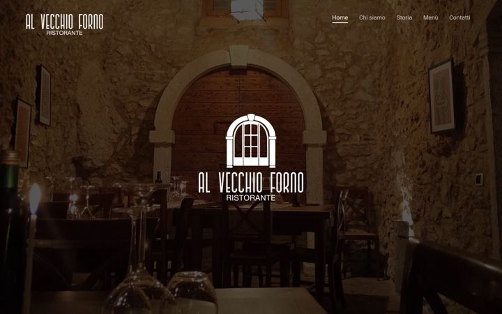 Screenshot of alvecchioforno.com