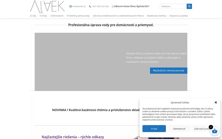 Ekrānuzņēmums no alvek.sk