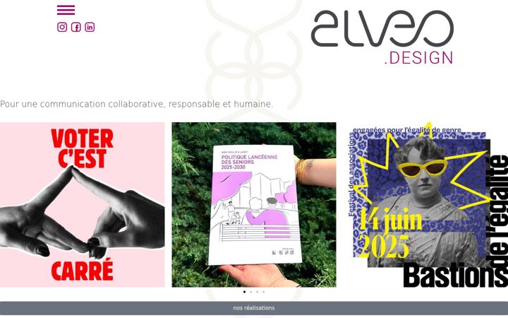 Screenshot of alveo.design