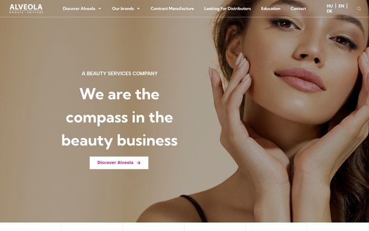 Screenshot του alveola.com