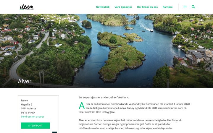 Zrzut ekranu alver-it.no