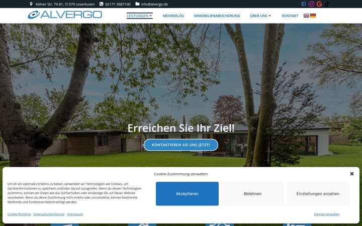 Screenshot di alvergo.de