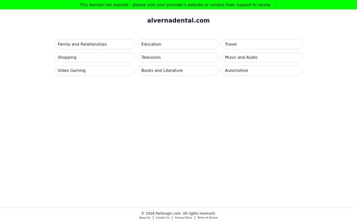 Screenshot of alvernadental.com