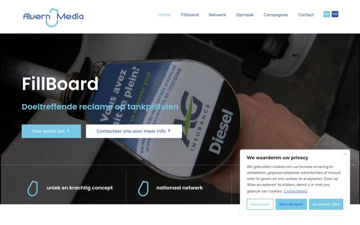 Screenshot of alvernmedia.be