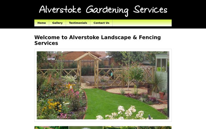 Screenshot of alverstokegardeningservices.co.uk