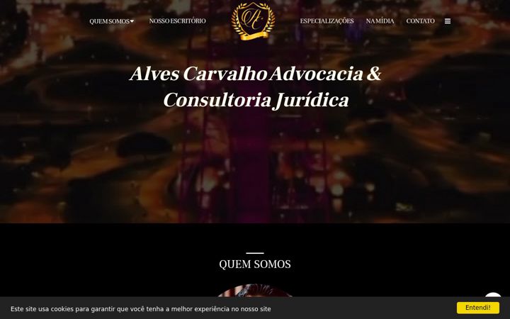 Snímek obrazovky alvescarvalhoadvocacia.com