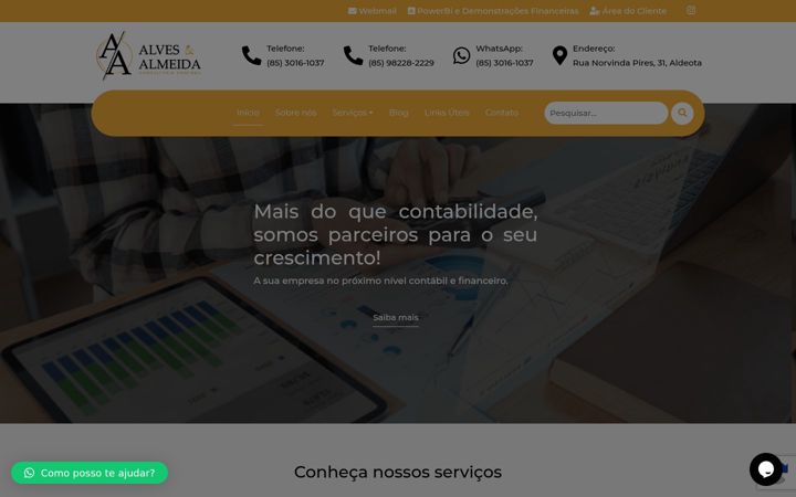 Screenshot of alvesealmeida.com