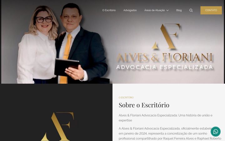 Snímek obrazovky alveseflorianiadvocacia.com.br