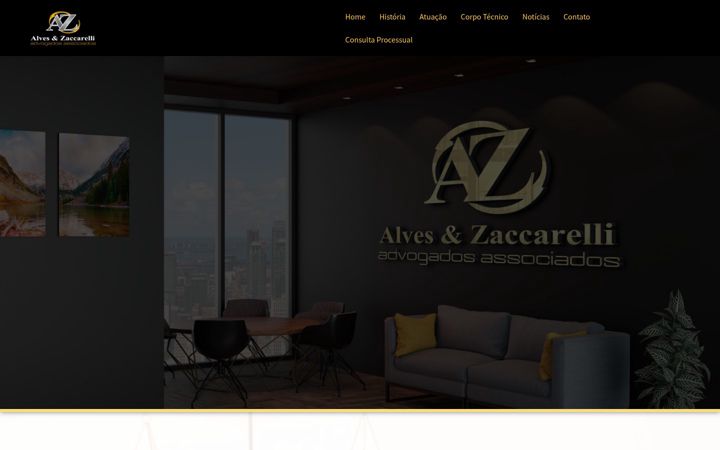 Screenshot of alvesezaccarelli.com.br