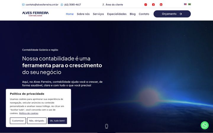 Screenshot of alvesferreira.cnt.br