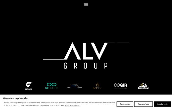Screenshot of alvgrup.com