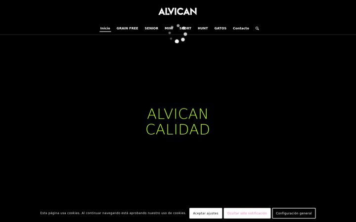 Screenshot of alvican.es