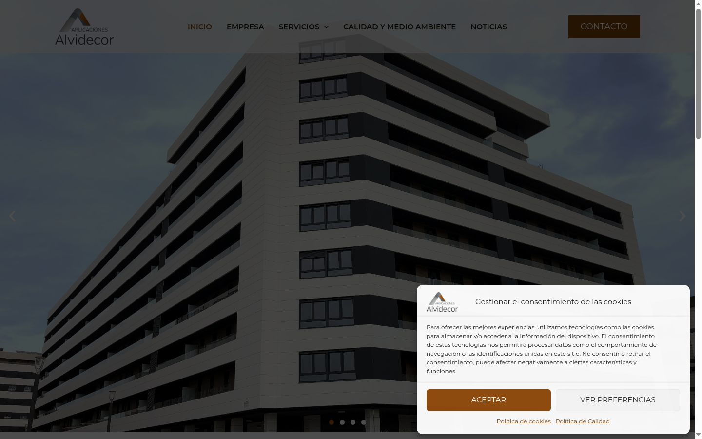 Capture d'écran de la bannière de consentement affichée avant toute interaction