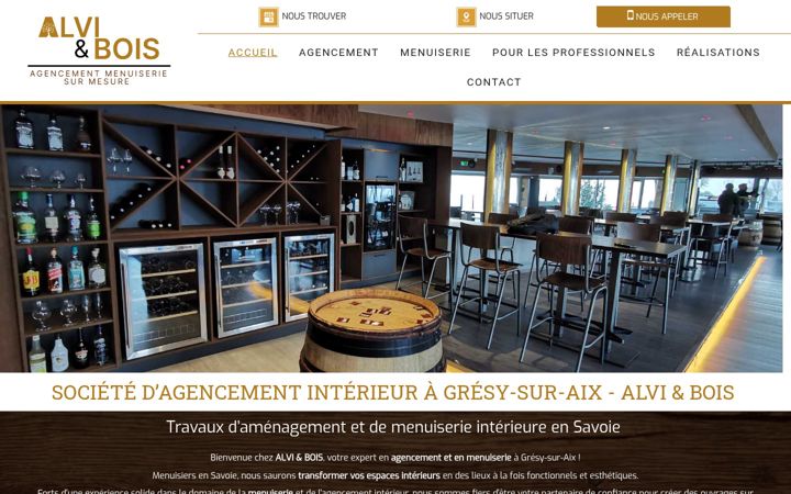 Screenshot of alvietbois-menuisier-agencement.fr