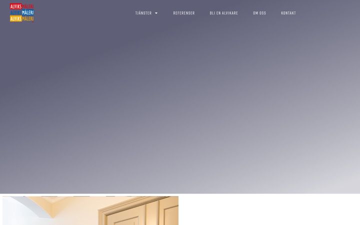Screenshot of alviksmaleri.se