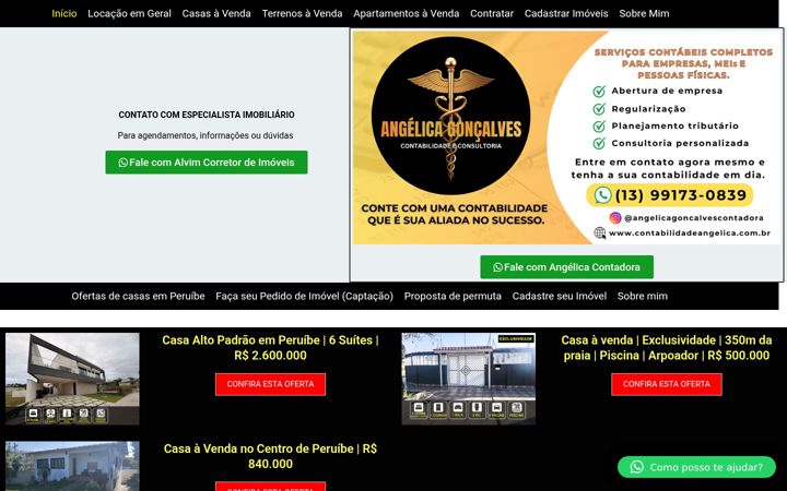 Екранна снимка на alvimcorretordeimoveis.com.br
