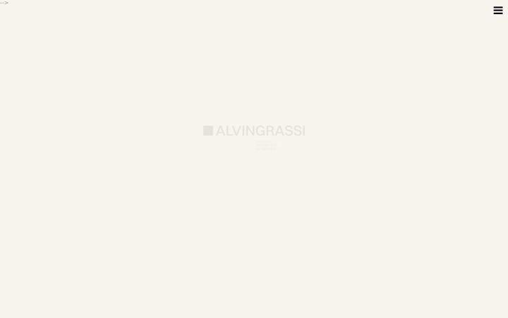 Screenshot of alvingrassi.com