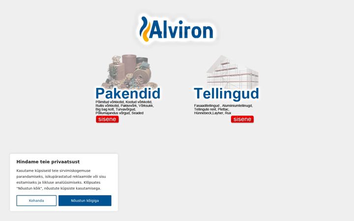 Screenshot of alviron.ee