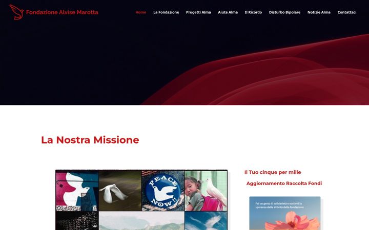 Ekrano kopija alvisemarotta.org