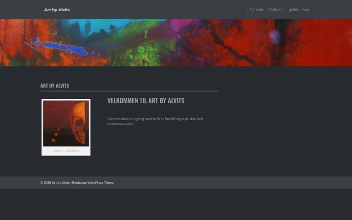 Screenshot of alvits.dk