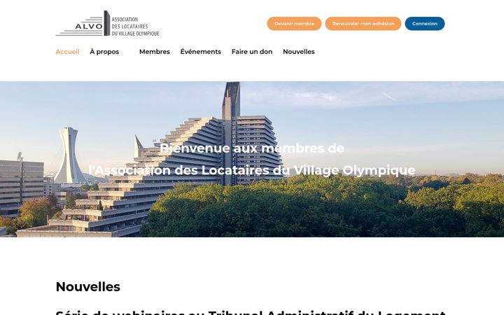 Screenshot of alvo2025.ca